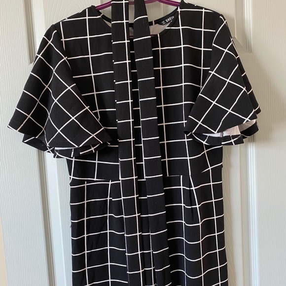 Box Print Jumpsuit - Picture 3 of 4